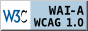 Level A conformance icon, 
					 W3C-WAI Web Content Accessibility Guidelines 1.0
