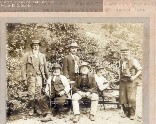 Picture of Employees of Trewithen Estate c1900