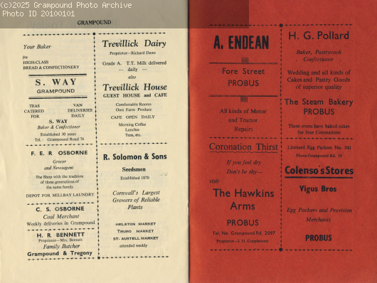 Picture of Coronation Day Programme 1953