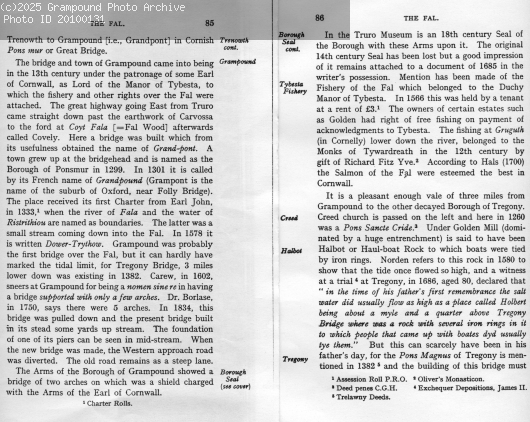 Picture of Notes on Grampound Bridge