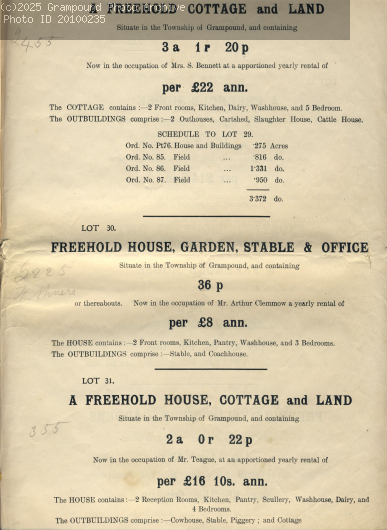 Picture of Property sale 1919 : Lots 29-31