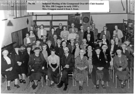 Picture of Inaugural Meeting of Grampound over 60s Club