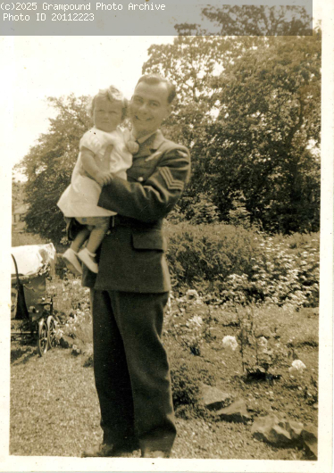 Picture of Kenneth Edwards with Olive 1942