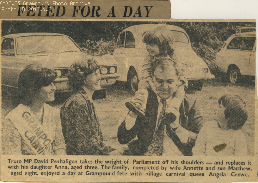 Picture of Grampound Carnival 1980