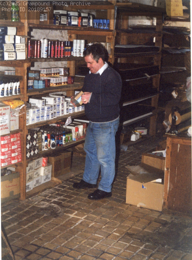 Picture of Manor Tannery Kevin Blaney in the shop 