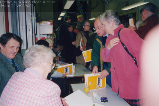 Picture of Amy Bane signing The Book of Grampound